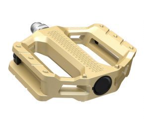 Shimano Pd-ef202 Mtb Flat Pedals Gold - PU material is hard wearing yet offers great grip for bare skin or gloves