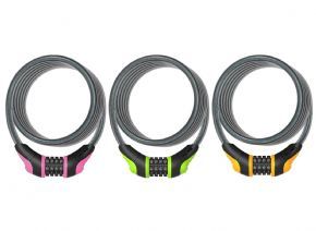 Onguard Neon Combo Cable Lock 180cm X 10mm - For the rugged adventurer