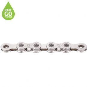 Kmc X12 Silver Pre-waxed Chain 126l - QuickClick mountable pack keeps phone close at hand.